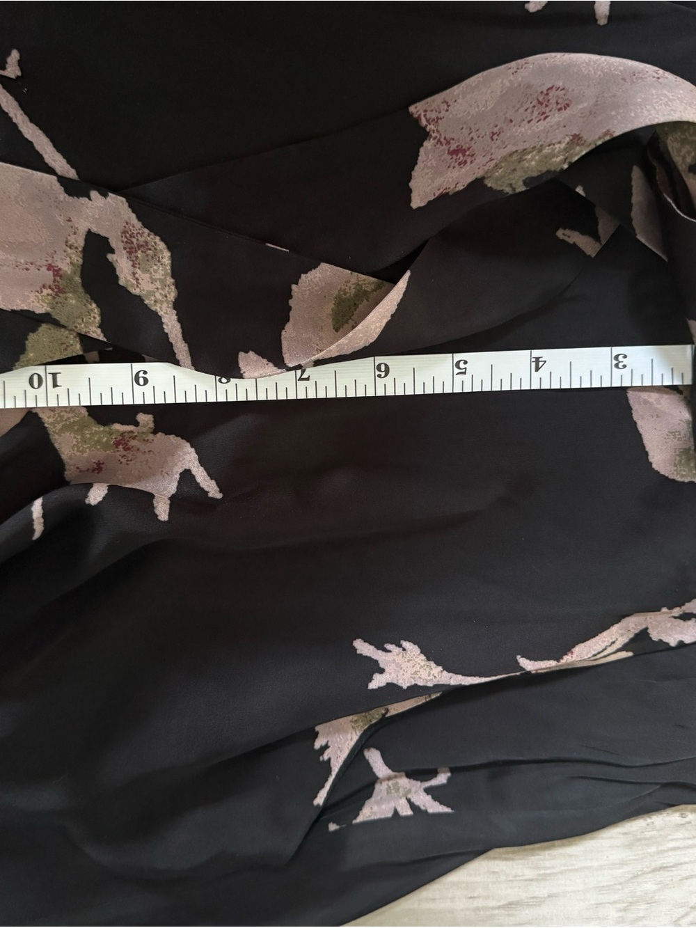 Wilfred Black Wide-Leg Pants with Blush Floral Print - Picture 11 of 13